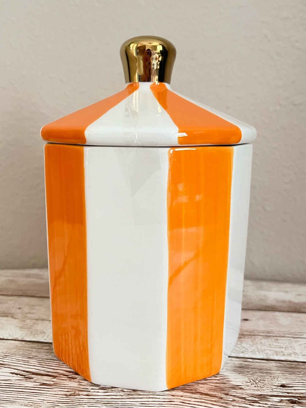 New Target Bullseye Ceramic Vessel- Stripes🌸